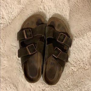 Brown Suede Birkenstocks